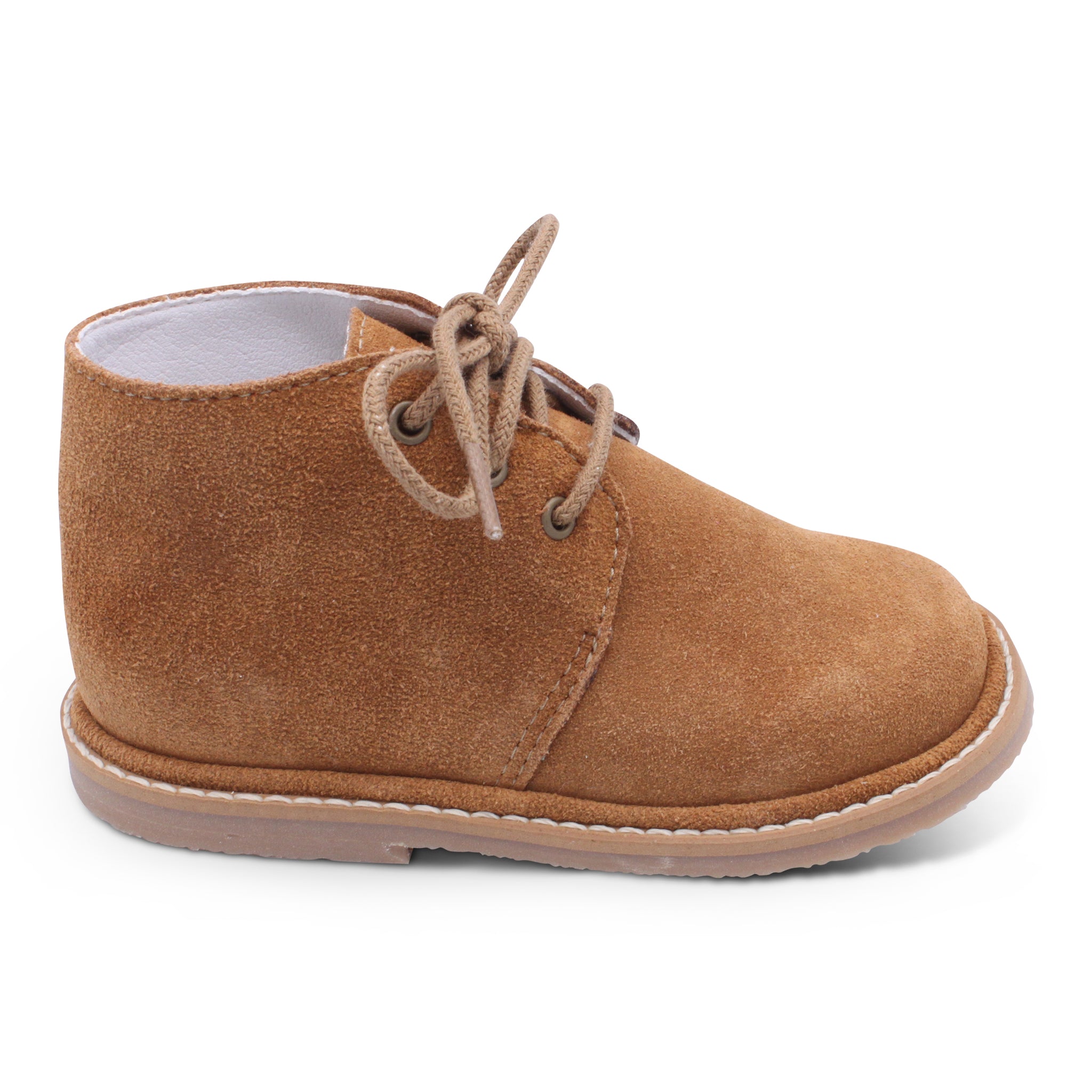 Cristiano' Boys Tan Suede Desert Boots Babyshoes