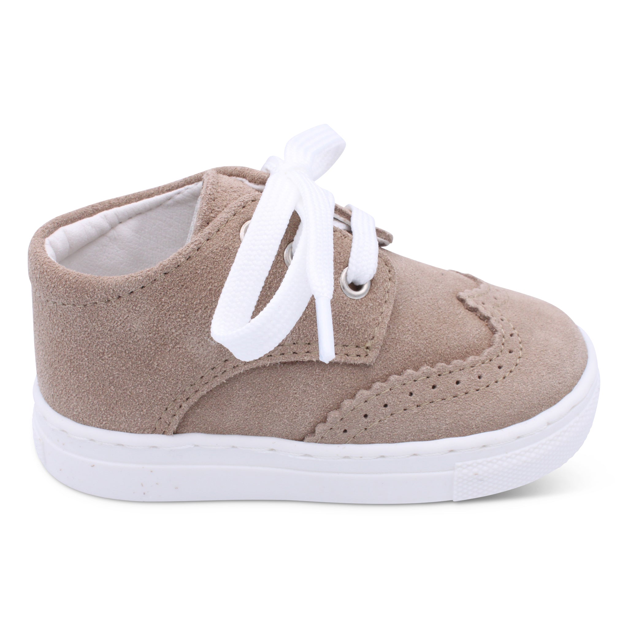'Francisco' Boys Brown Suede Brogue Shoes